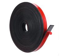 Strisce di gomma autoadesive, 4,5 m x 12,5 mm x 1,5 mm, in neoprene per costruzioni, per guarnizioni in gomma, fai da te, protezione per pavimenti, protezione dagli urti, antiscivolo