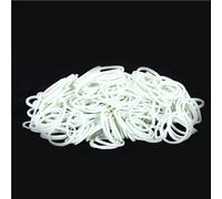Strisce di gomma, kit di nastri di gomma grezzi Anello in gomma for ufficio bianco da 100 pezzi, elastici 16 * 1,4 mm, elastici resistenti, forniture for ufficio con cinturino for cancelleria