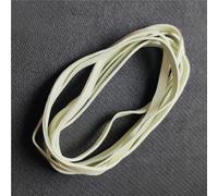 Strisce di gomma, kit di nastri di gomma grezzi Elastici bianchi ad alta elasticità, anelli in lattice estensibili 125 * 5 * 2mm, forniture for pacchetti di cancelleria for ufficio, anelli in gomma na