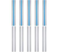 Strisce di Lettura Guidate, 10Pcs Righelli di Tracciamento per Dislessia Segnalibri, Guida Alla Lettura per La Lettura di Segnalibri per Bambini, Insegnanti, Dislessia Persone (Blu, trasparente)