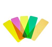 Strisce di lettura guidate Confezione da 20 strisce di lettura ADHD Segnalibri colorati per dislessia per classe