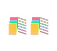 Strisce di Lettura Guidate da 24 Pezzi Set Sovrapposizioni Colorate Strumenti di Dislessia Gel di Correzione Filtro per L'Illuminazione Fogli di