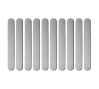 Strisce di metallo a magnete - piastre adesive Selff in acciaio | 10 pezzi Attaccamento a montaggio superficiale forte, strisce multiuso protetta sostenuta affidabile per la del telefono work