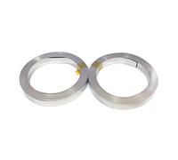 Strisce di nichel puro, confezione da 2, purezza 99,96%, for saldatura a punti di batterie agli ioni di litio, galvanica, fai da te, argento, diverse dimensioni (0,2 x 8 mm x 5 m)(0.1x10mmx5m)