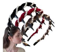 Strisce di perle per donne, 3 pezzi, fasce per capelli decorative, fascia antiscivolo con gommini per donne e ragazze, lavoro, spiaggia, festa, banchetto, scuola, matrimonio, cena incontri