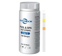 Strisce di prova 'acqua a piscina, strisce di prova a piscina,Strisce d'acqua da 100x pH - Tester a vasca idromassaggio, forniture di test spa per durezza del pH rame salato