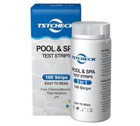 Strisce di prova per acqua di piscina, piscina e strisce di prova spa | Strisce d'acqua da 100x pH per,Tester accurati per vasca idromassaggio, forniture di test spa per nuoto per valore pH, c