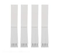 Strisce di Prova Profumate Usa e Getta, 400 Pezzi, Carta per Testare Fragranze, 0,8 x 13 cm, Bianche con Coperchio Bianco