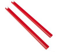 Strisce di rivestimento per griglia anteriore BMW E60/E65/E66, in plastica ABS, colore rosso fluorescente, resistenti al calore, installazione senza rimozione, set da 2 pezzi