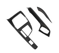 Strisce di rivestimento per modanatura interna dell'auto in ABS per console centrale del cambio, decorazione di ricambio per BMW X1 F48 X2 F47 2016-2021 con guida a sinistra (argento) (nero-rosso)