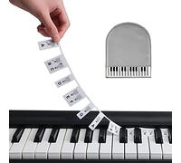Strisce Di Silicone For Note Di Pianoforte, Etichette For Note Di Pianoforte A 88 Tasti Di Dimensioni Complete Riutilizzabili For L'apprendimento Dei Bambini Con Scatola E Panno Di Pulizia (Color : N
