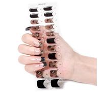 Strisce di smalto per unghie francesi adesivi per unghie gel francesi strisce per unghie gel per unghie involucri per unghie decorazione artistica per donna gel francesi adesivi per unghie gel strisce