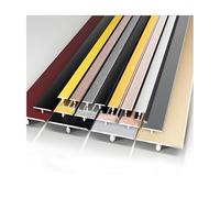 Strisce di Soglia per Porte, Strisce di Transizione per Pavimenti, 90 Cm * 3 Pezzi, Striscia di Soglia per Laminato E Piastrelle Senza Soluzione di Continuità(Oro,0.6cm)