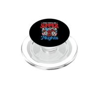 Strisce di stelle e notti d'estate Giorno dell'Indipendenza PopSockets PopGrip per MagSafe