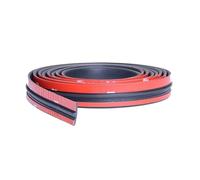 Strisce di tenuta in gomma per parabrezza auto, protezione adesiva per bordo auto, striscia di tenuta in gomma per isolamento acustico, accessori (19 mm x 8 m)