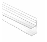 Strisce di tenuta in gomma siliconica FU a forma di h da 6-12 mm, 1 m, per finestre, porte in vetro, accessori per il bagno, forma a F da 12 mm
