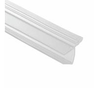 Strisce di tenuta in gomma siliconica FU a forma di h da 6-12 mm, 1 m, per finestre, porte in vetro, guarnizioni, accessori per il bagno, forma a h da 12 mm