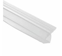 Strisce di tenuta in gomma siliconica FU a forma di h da 6-12 mm, 1 m, per finestre, porte in vetro, guarnizioni, accessori per il bagno, forma a h da 10 mm