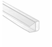Strisce di tenuta in gomma siliconica FU a forma di h da 6-12 mm, guarnizione per finestre, guarnizioni per porte in vetro, accessori per il bagno, forma a U da 12 mm