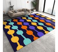 Strisce Di Trama Geometrica Astratta Tappeto Per La Cameretta Dei Stampato In 3D 100 X 200 Cm - Moquette Antiscivolo Per Porte Interne - Morbido Al Tatto - Fibra Di Poliestere - /3420782876251