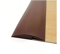 Strisce di transizione del pavimento Autoadesivo, Profilo Di Transizione in PVC, Copre Le Irregolarità del Pavimento e Laminati, Parquet, Piastrelle(Brown,4cm/0.1Ft x 2.0m/6.6Ft)