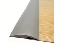 Strisce di transizione del pavimento Autoadesivo, Profilo Di Transizione in PVC, Copre Le Irregolarità del Pavimento e Laminati, Parquet, Piastrelle(Gray,4cm/0.1Ft x 1m/3.28Ft)