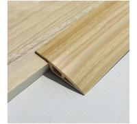 Strisce di transizione del pavimento, Rampa per soglia, Gomma PVC, Profilo di giunzione per pavimenti, parquet e decking(Maple,W 5cm x L 2m)