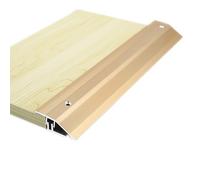 Strisce di transizione for pavimenti in alluminio,rampe di soglia,strisce di transizione for porte for accesso con sedia a rotelle,piastrelle,legno duro,cemento(Gold,5.5cm)