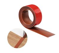 Strisce di Transizione per Pavimenti,Impermeabili e Resistenti all'abrasione,PVC Autoadesivo Strisce di Soglia per Porte Indicato Porte e Bordi Pavime (venatura del legno di noce, 1m-4cm)