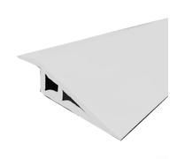 Strisce di transizione per pavimenti in PVC, 1 m, impermeabili, per moquette e pavimenti in laminato, per coprire le differenze di altezza e ridurre i rischi di inciampare (bianco)