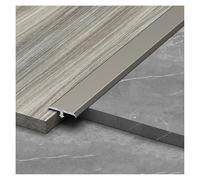Strisce di Transizione per Pavimento in Alluminio a T, Strisce di Copertura Altezza, Profilo per Bordi Scale, per Pavimenti in Laminato Piastrelle Rampa(Green,W2.2*L270cm(3 * 90cm))