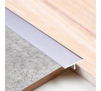 Strisce di transizione per pavimento, in alluminio, modanatura a T, in alluminio, 15 20 33 40 mm di larghezza, rivestimento per bordi della porta (bianco, lunghezza 900 x larghezza 20 mm)