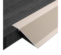 Strisce Di Transiziper Pavimenti in Moquette con Scanalatura Di Riduzione, Bordatura in Alluminio Tagliabile Larga 10 Cm/4 Pollici, per Porte, da Legno a Piastrelle/Beige