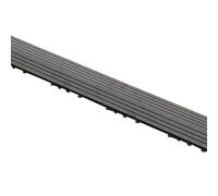 Strisce for bordi for terrazza ad incastro in acacia | Multicolor for la finitura dei bordi delle terrazze ad incastro(Straight-Grain Grey,60cm)