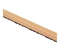 Strisce for bordi for terrazza ad incastro in acacia | Multicolor for la finitura dei bordi delle terrazze ad incastro(Straight-Grain Natural,60cm)