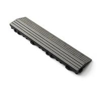 Strisce for bordi for terrazza ad incastro in acacia | Multicolor for la finitura dei bordi delle terrazze ad incastro(Straight-Grain Dark Coffee,30cm)