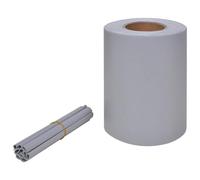 Strisce frangivista in PVC, 70 x 0,19 m, grigio chiaro, resistenti alle intemperie, in PVC resistente, con 30 clip per un facile fissaggio a recinzioni in metallo, come protezione dagli sguardi