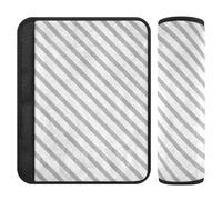 Strisce grigie 2 pz seggiolino auto Strap Covers Stop taglio cintura di sicurezza nel collo per camion funda para cinturón de carro