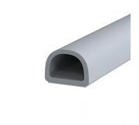 Strisce in silicone resistenti alle intemperie con linee di pressione, progettate per sigillare le fessure e ridurre la perdita di energia, polvere e infiltrazione di rumore (grigio)