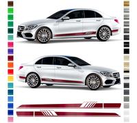 Strisce Laterali Adatto A per Mercedes-Benz W205 AMG Edizione Uno