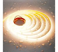 STRISCE LED COB 24V 5M 3000K 1900LM/M IMPERMEABILI SENZA PUNTI CRI 95 480