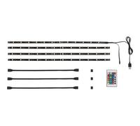 BRILONER Leuchten Striscia LED bianca, rgb cambiacolore, dimmerabile, da interni, per 32-78 pollici, lampadine integrate, 50 x 0.3 x 10 cm (L x A x P)