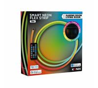 Konix Striscia luminosa flessibile e personalizzabile 252 LED Smart Neon Flix Strip 3 m - Sincronizzazione musicale - Compatibile Alexa/Google Home
