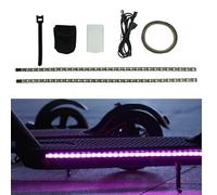 Strisce LED per scooter elettrico per Xiaomi M365/Pro,accessori decorativi per esterni per skateboard, lampada da bar ColorfulFlashlight luce notturna per Xiaomi M365/Pro (barra luminosa da 0,5 m * 2)