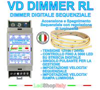 Strisce Led Sequenziali LED che camminano con Dimmer Integrato - Made in ITALY