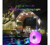 Strisce luminose a LED RGB Luce per ambienti a LED da 5 m con controllo APP Nastro flessibile Luces Nastro a LED per la decorazione della camera da letto