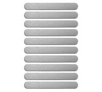 Strisce metalliche con rivestimento adesivo, 10 piastre magnetiche in acciaio - Strisce autoadesive per custodie per telefoni cellulari, scienza, artigianato, officina, garage, veicoli e lezioni