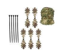 Strisce mimetiche | 5 pezzi Zaini Nascondimento Foglie Camuffamento Strisce - Attrezzatura Outdoor con 5 Fascette per Appassionati Giochi Formazione Deserto Esercizi Deserto Campo