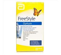 STRISCE MISURAZIONE GLICEMIA FREESTYLE OPTIUM TEST STRIPS 25PEZZI