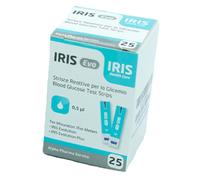 Strisce misurazione glicemia iris evo 25 pezzi